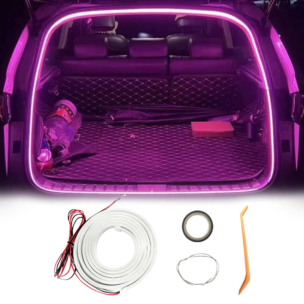 LED Automatic Tail Box Light Multifunction Auto Sensor Tail Light Strip Atmosphere Light Strip for Sedan SUV Hatchback Pickup