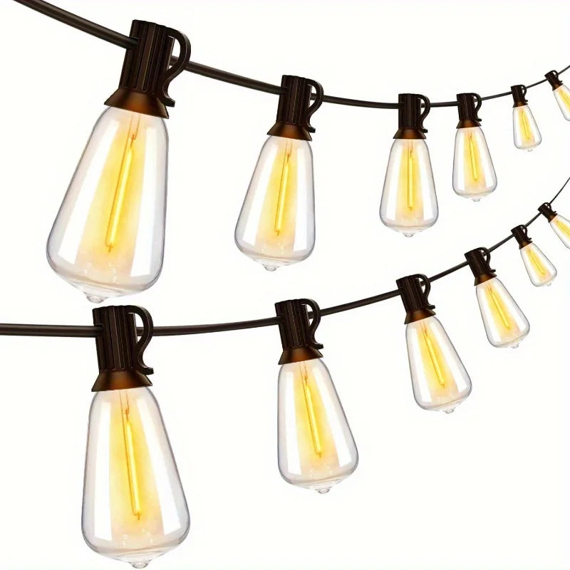 MIMIRGB Outdoor String Lights LED for Patio Holiday Decor