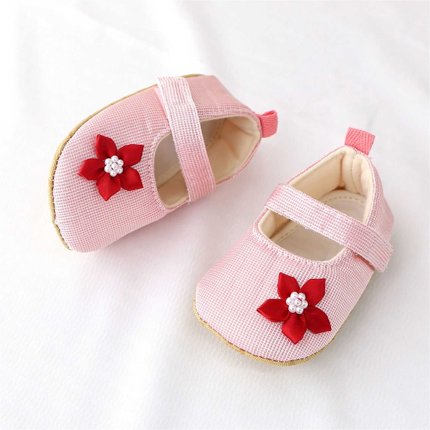 Mary Jane Baby Shoes First Walker Non Slip Sole Unisex