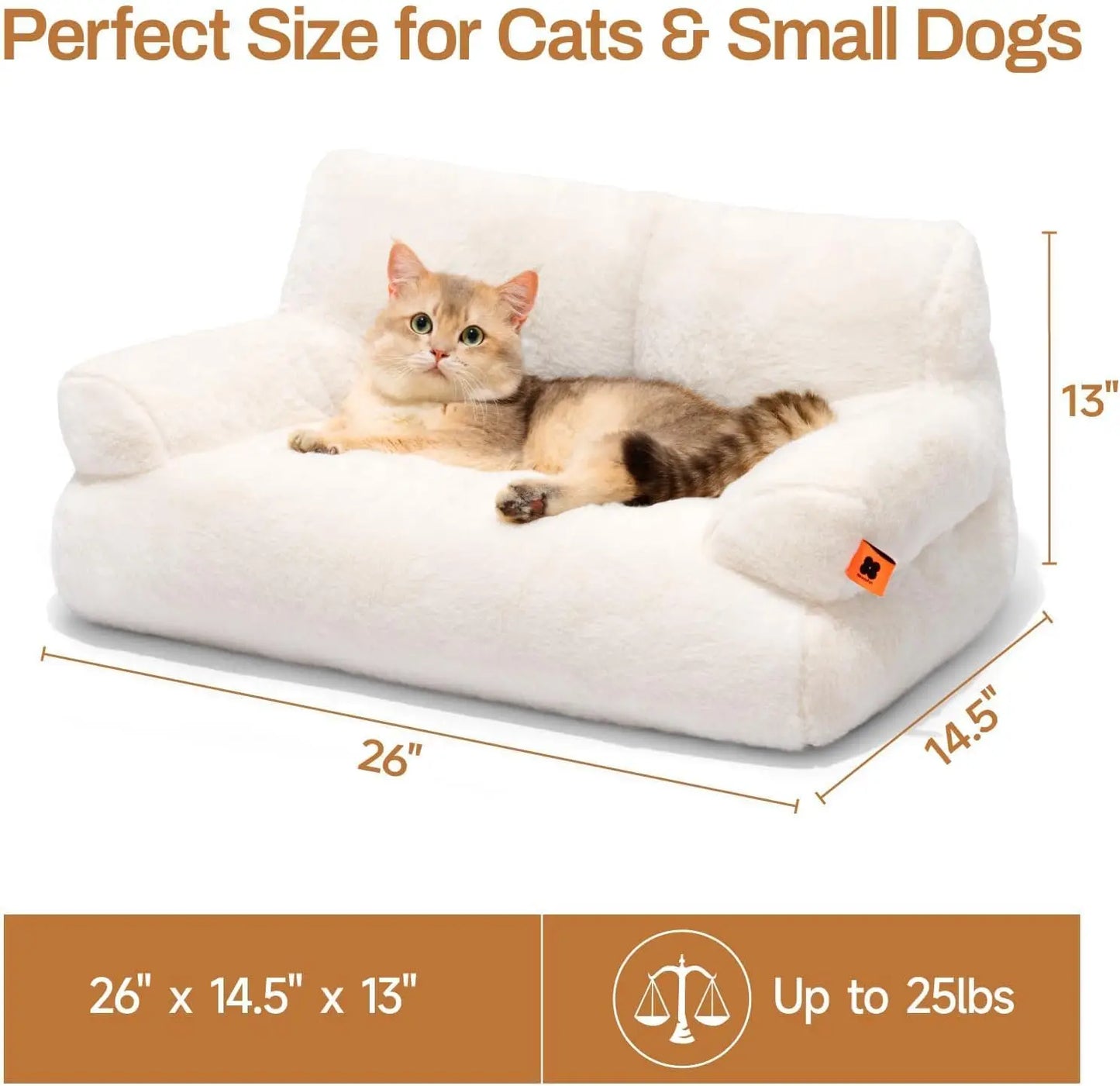 MEWOOFUNCN Pet Couch Bed Washable Cat And Dog Sofa For Pets