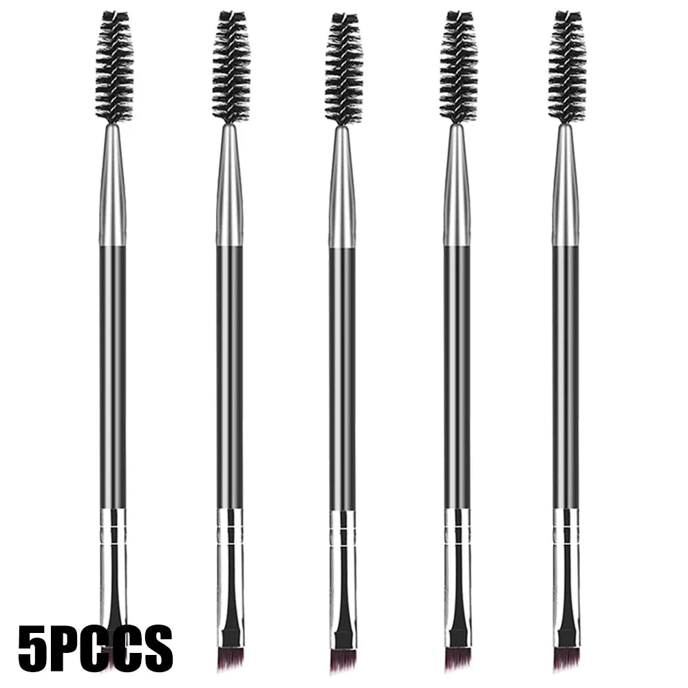 Comb 3/5PCS Eyebrow Brush Set Eyelash Lash Separator Tool Professional Eye Makeup Tools With Eyebrow Trimmer Scissor For Woman