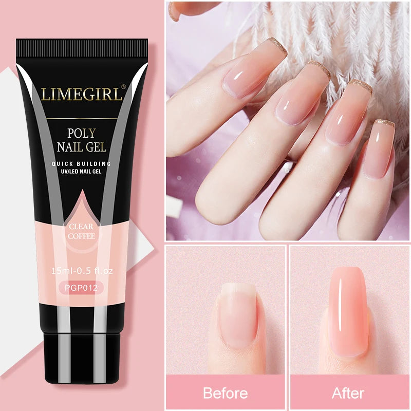 Poly Nail Gel Extension Kit for Beginners
