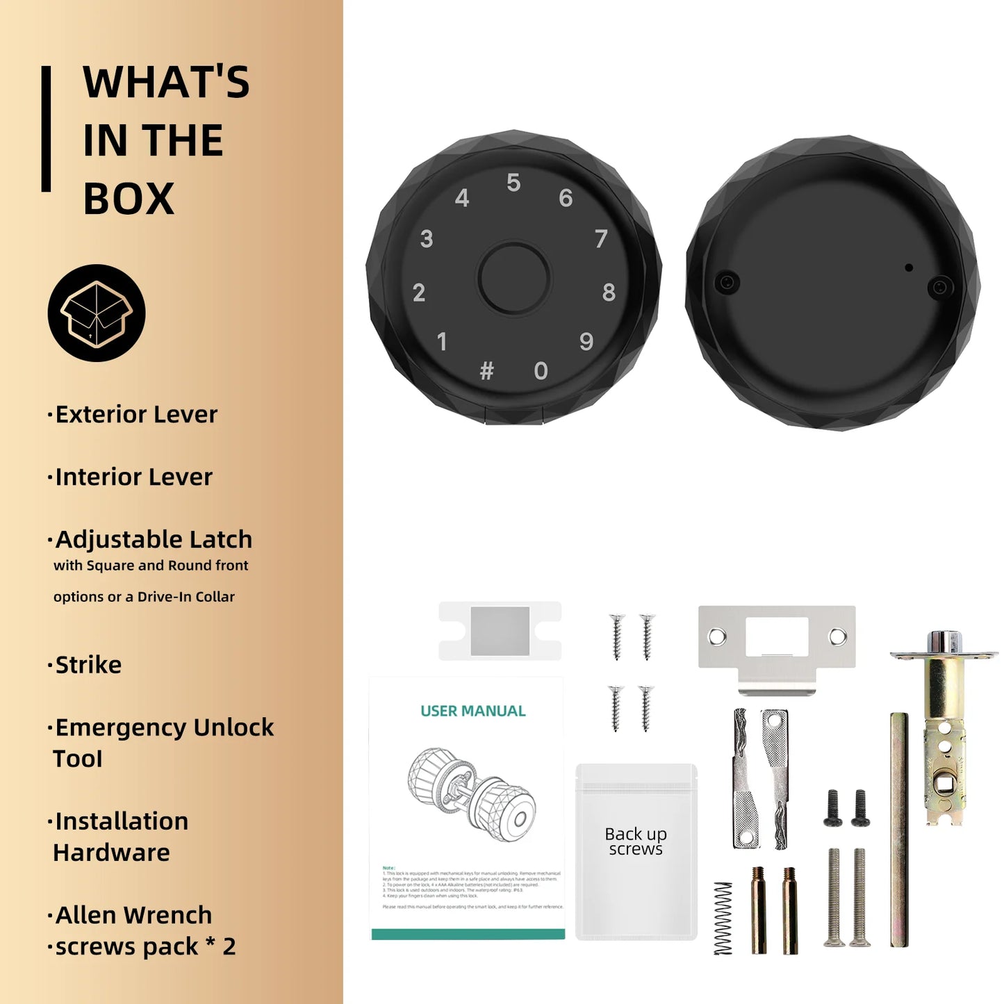 Viladepot Smart Lock Fingerprint Door Lock With App Control