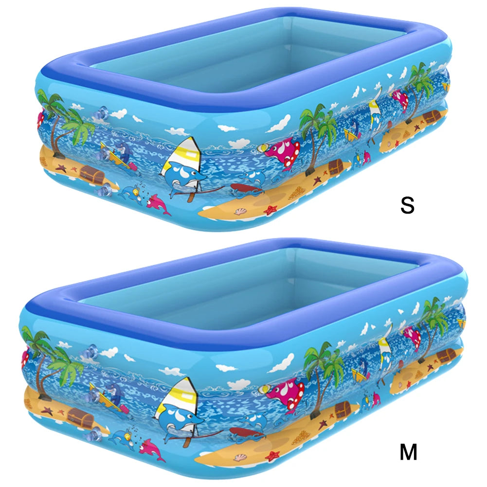 Shunmaii Inflatable Cartoon Pattern Framed Pool For Toddlers