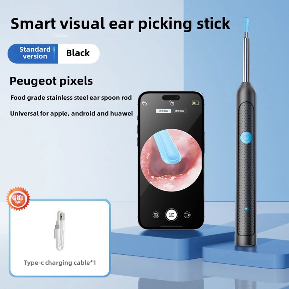 Ear Cleaner Set Smart Visual Wax Removal Tool With Camera