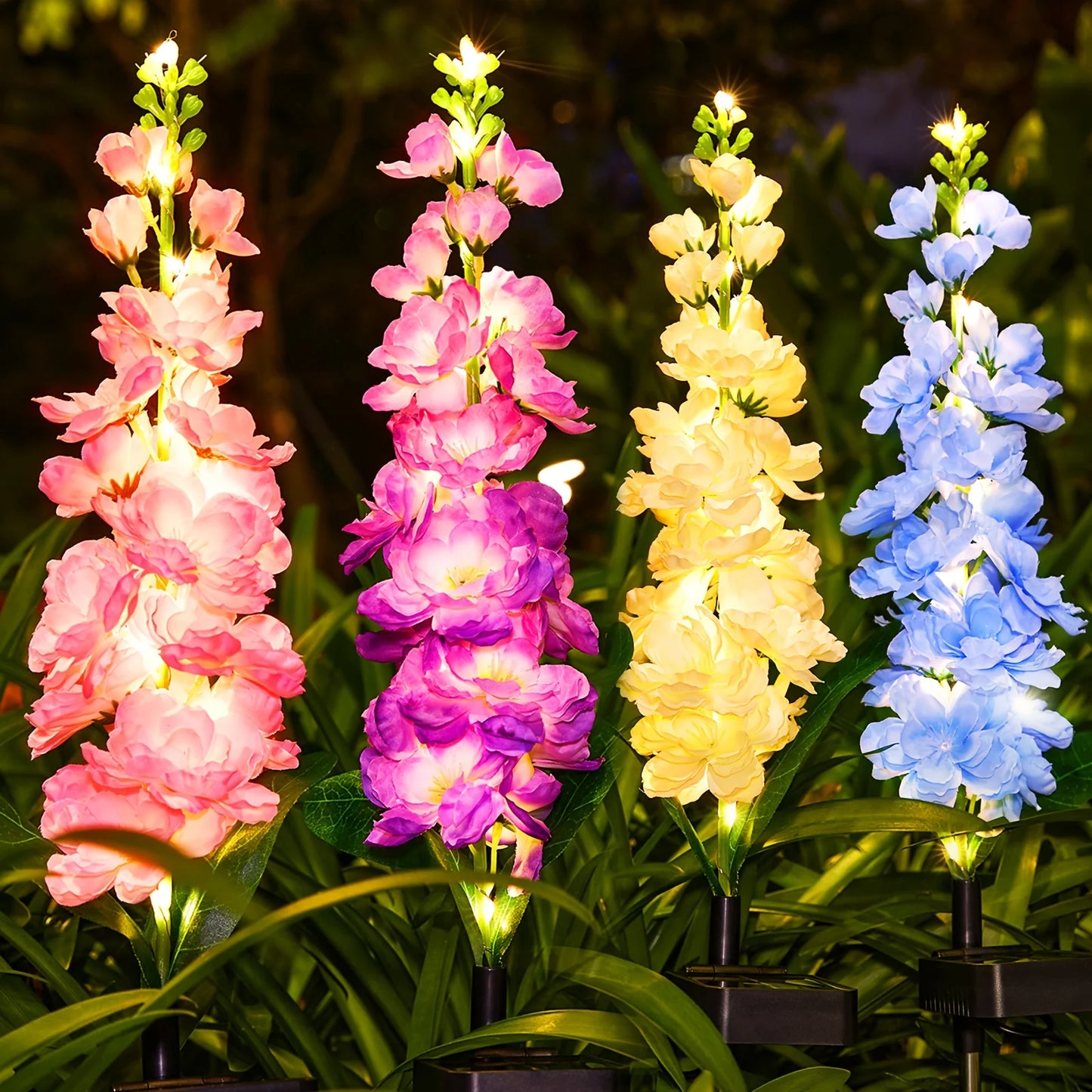 KPSTEK Solar Garden Lights 36 LEDs Outdoor Flower Lights