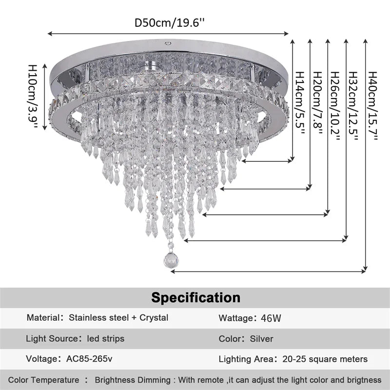 Modern Minimalist Chandelier Dimmable For Living Room Home Decor Led Ceiling Light With Remote Control Hanging Lighting Fixtures