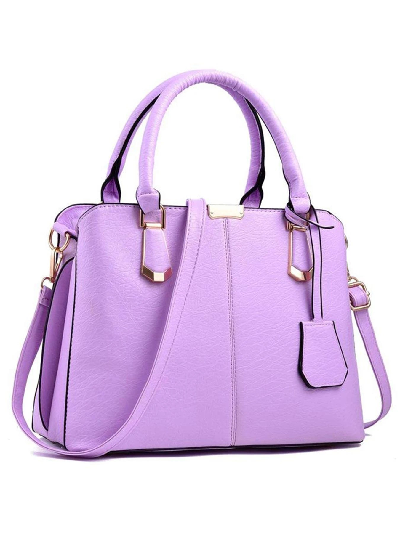 Pahajim PU Leather Handbag Satchel Tote For Women Everyday
