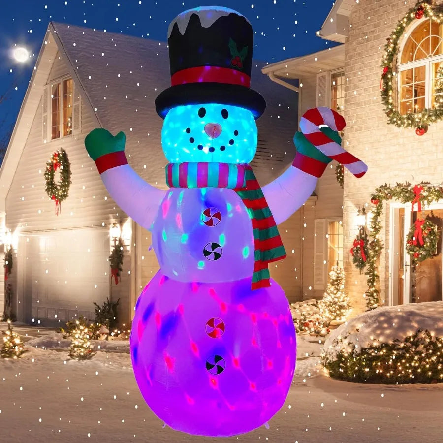 Hign-concerned Inflatable Snowman Christmas Yard Decoration