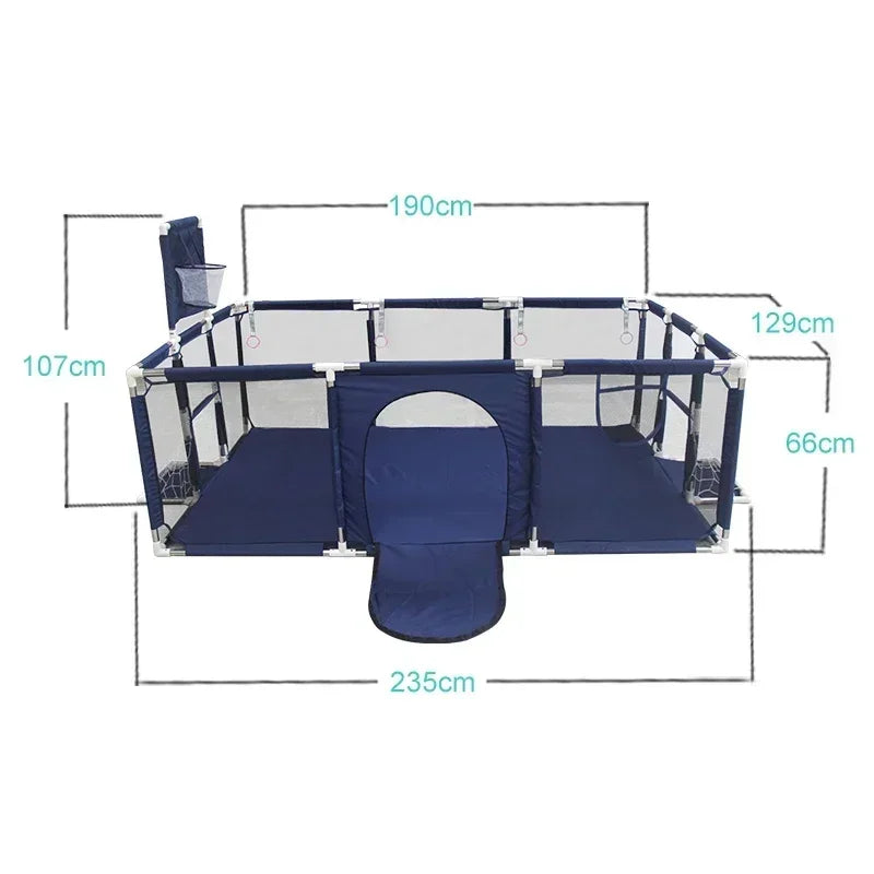 Baby Ball Pit Playpen For Toddlers With Thick Steel Frame