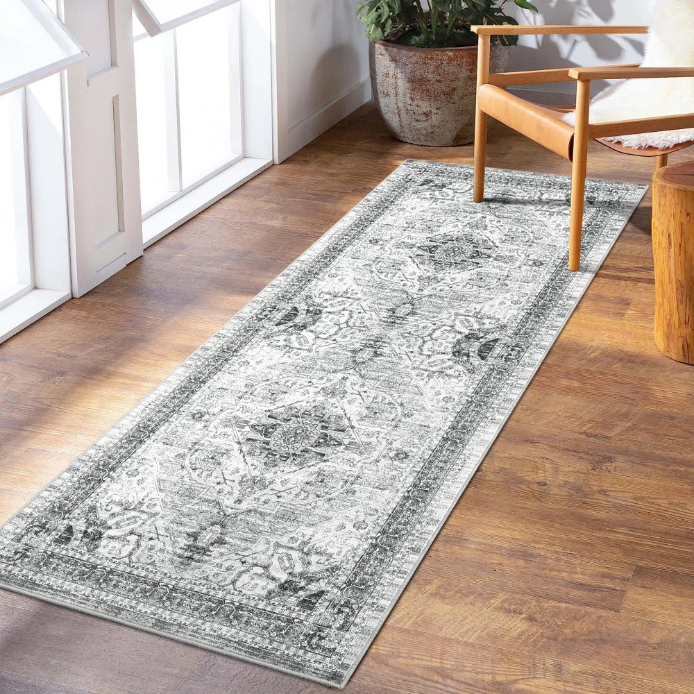 HobbyLane Washable Hallway Runner Rug Non Slip Floor Carpet