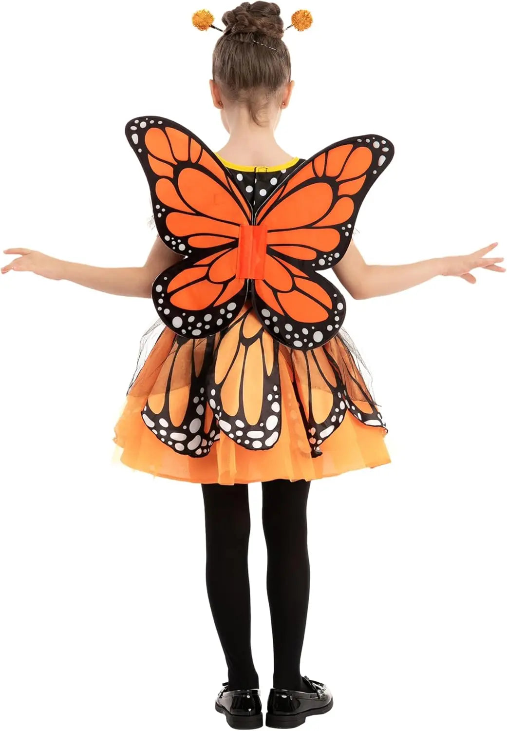 Joyfy Butterfly Costume for Girls With Wings Headband