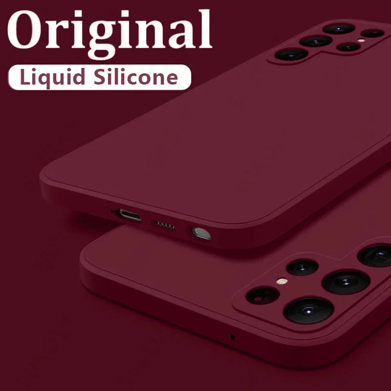 Design Shockproof Liquid Silicone Case For Samsung Galaxy