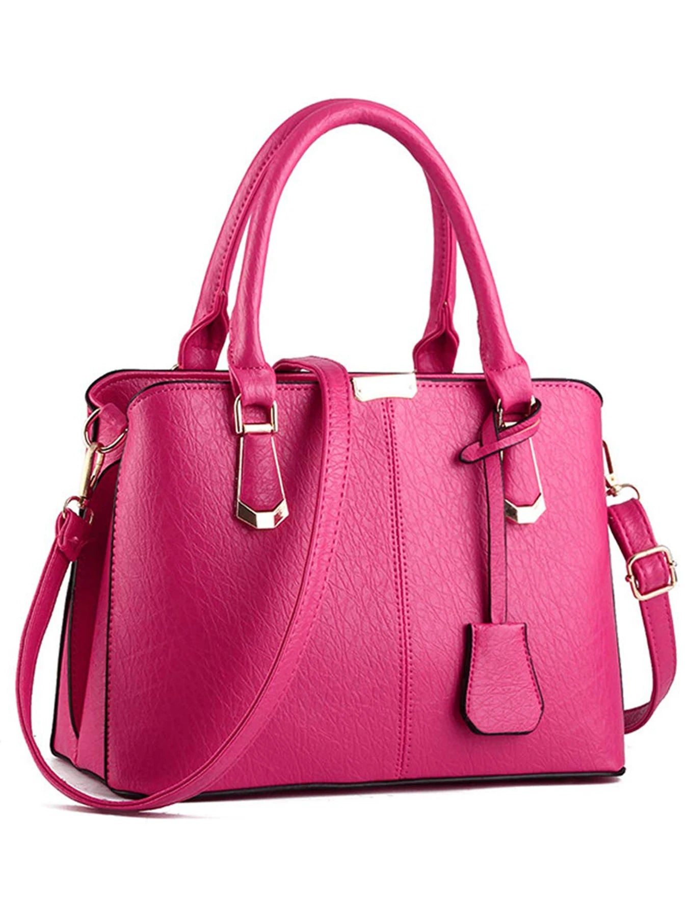 Pahajim PU Leather Handbag Satchel Tote For Women Everyday