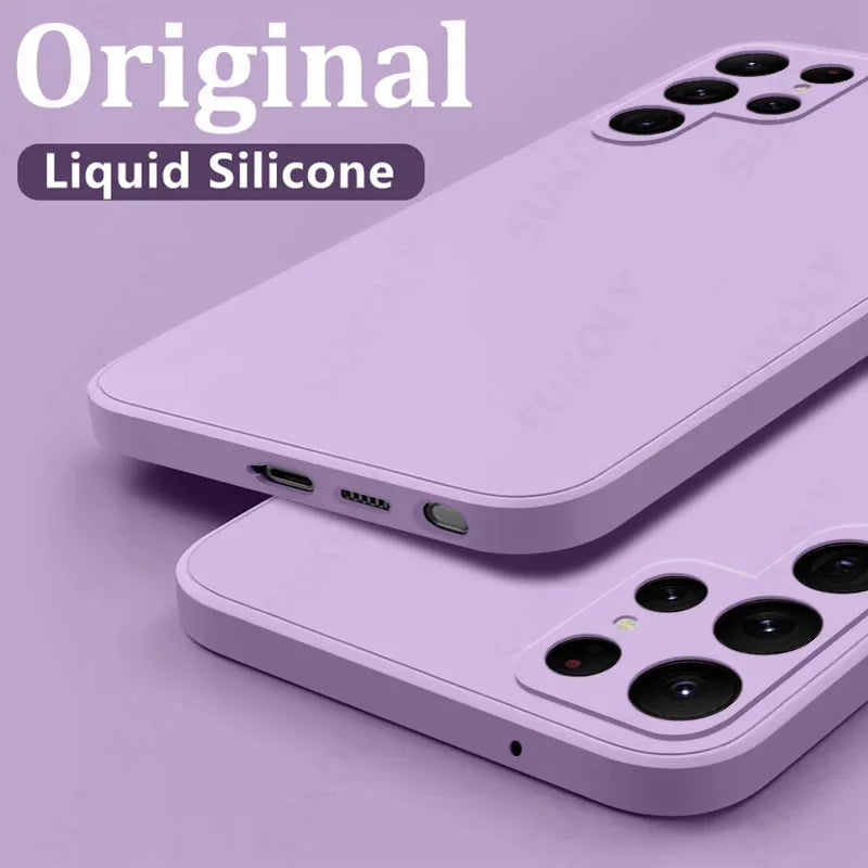 Design Shockproof Liquid Silicone Case For Samsung Galaxy