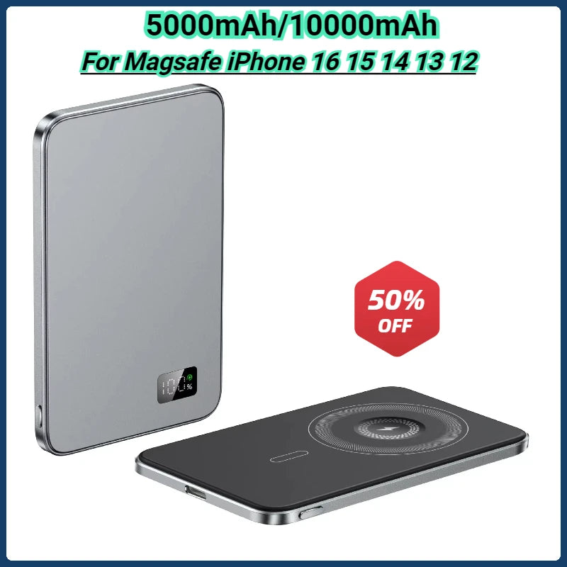 QINGFEI Magnetic Wireless Powerbank 10000mAh MagSafe PD20W