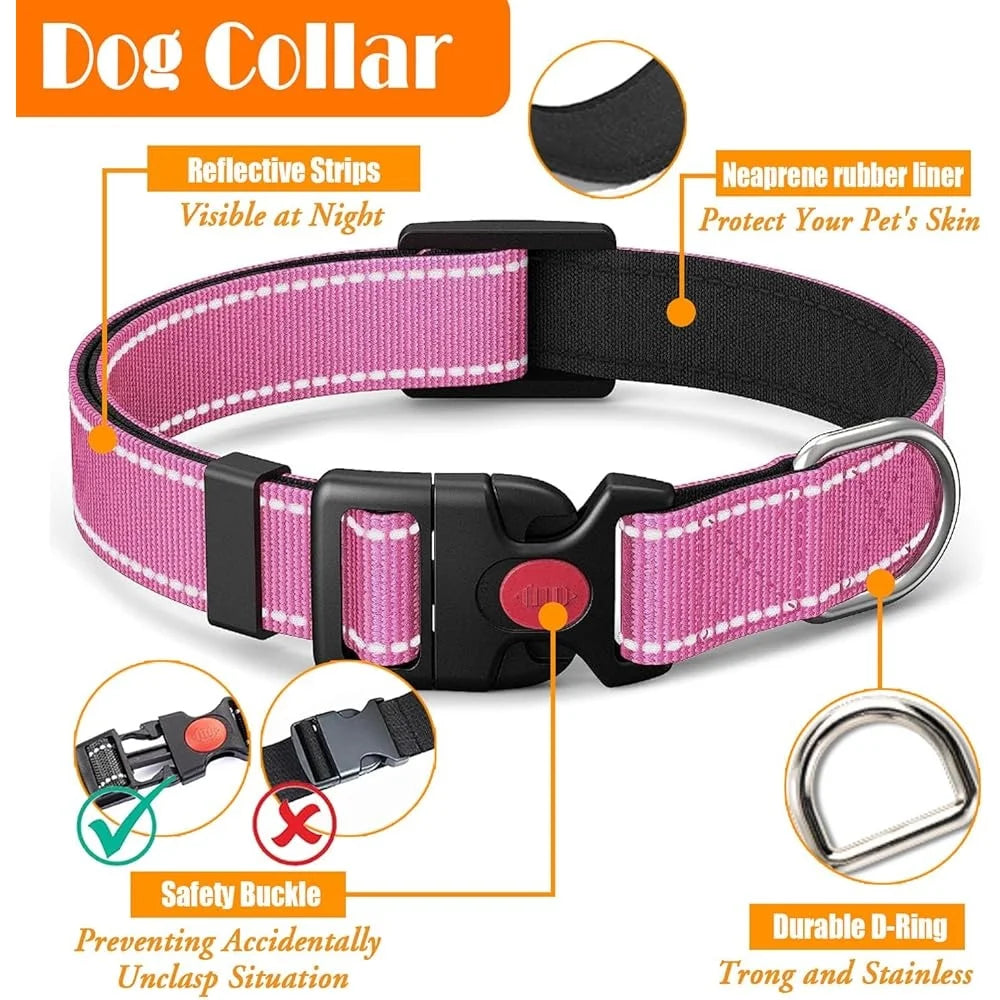 XMSJ Dog Harness Leash Set No Pull Training Travel Kit