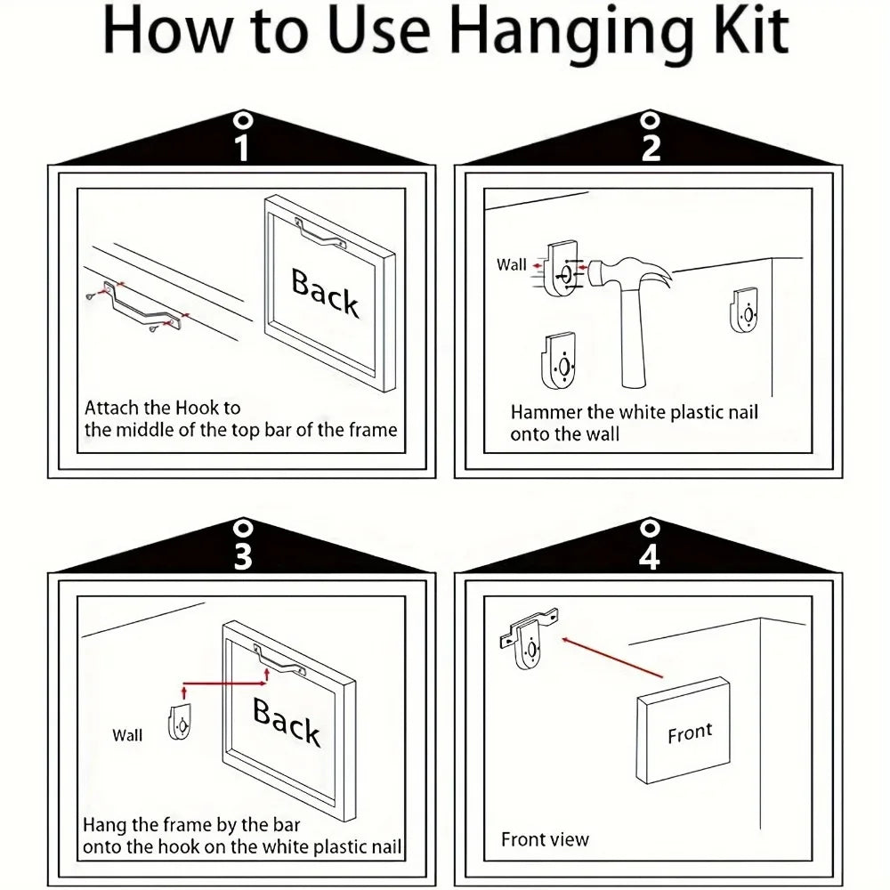 1 piece thick wood frame canvas art, modern big Horn Black Bull canvas painting art, modern interior decoration