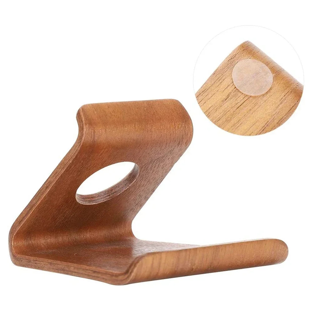Wooden Desktop Phone Holder Universal Stand For Smartphones