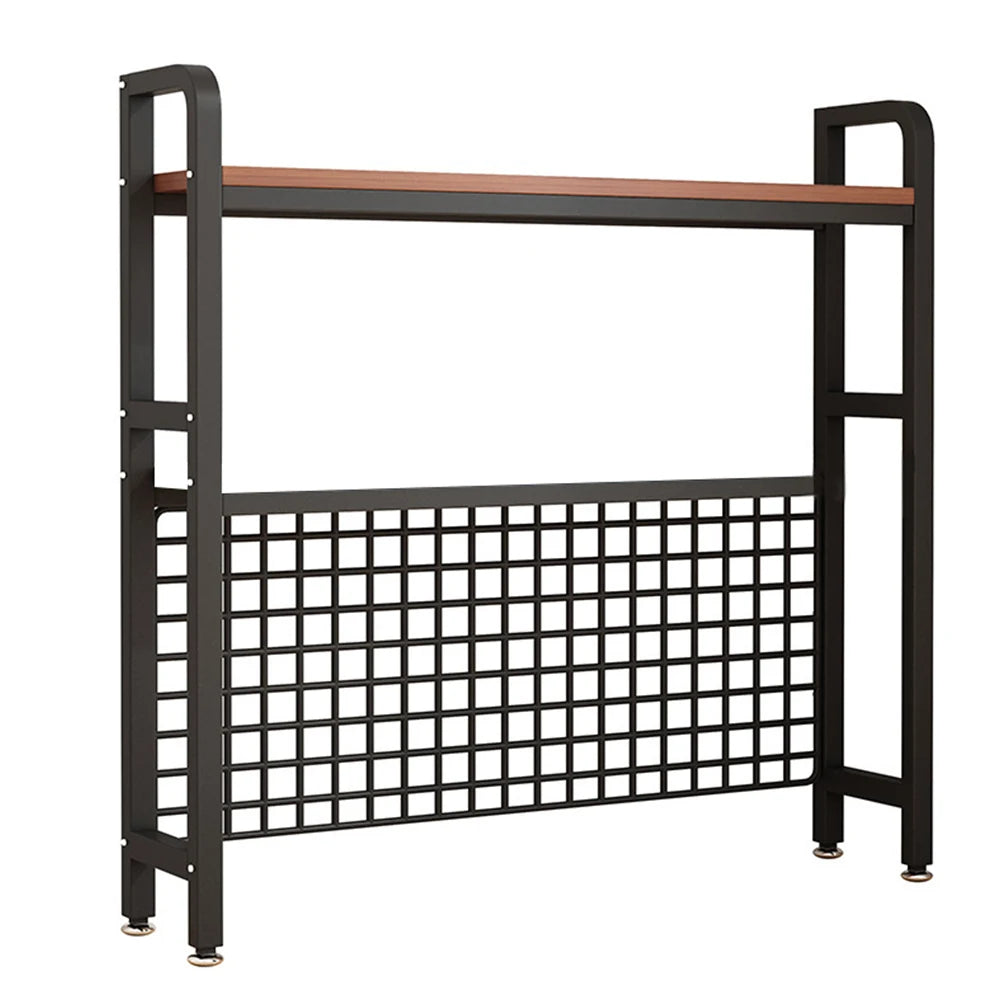 Shunmaii Grid Bookshelf Multilayer Wrought Iron Bookcase
