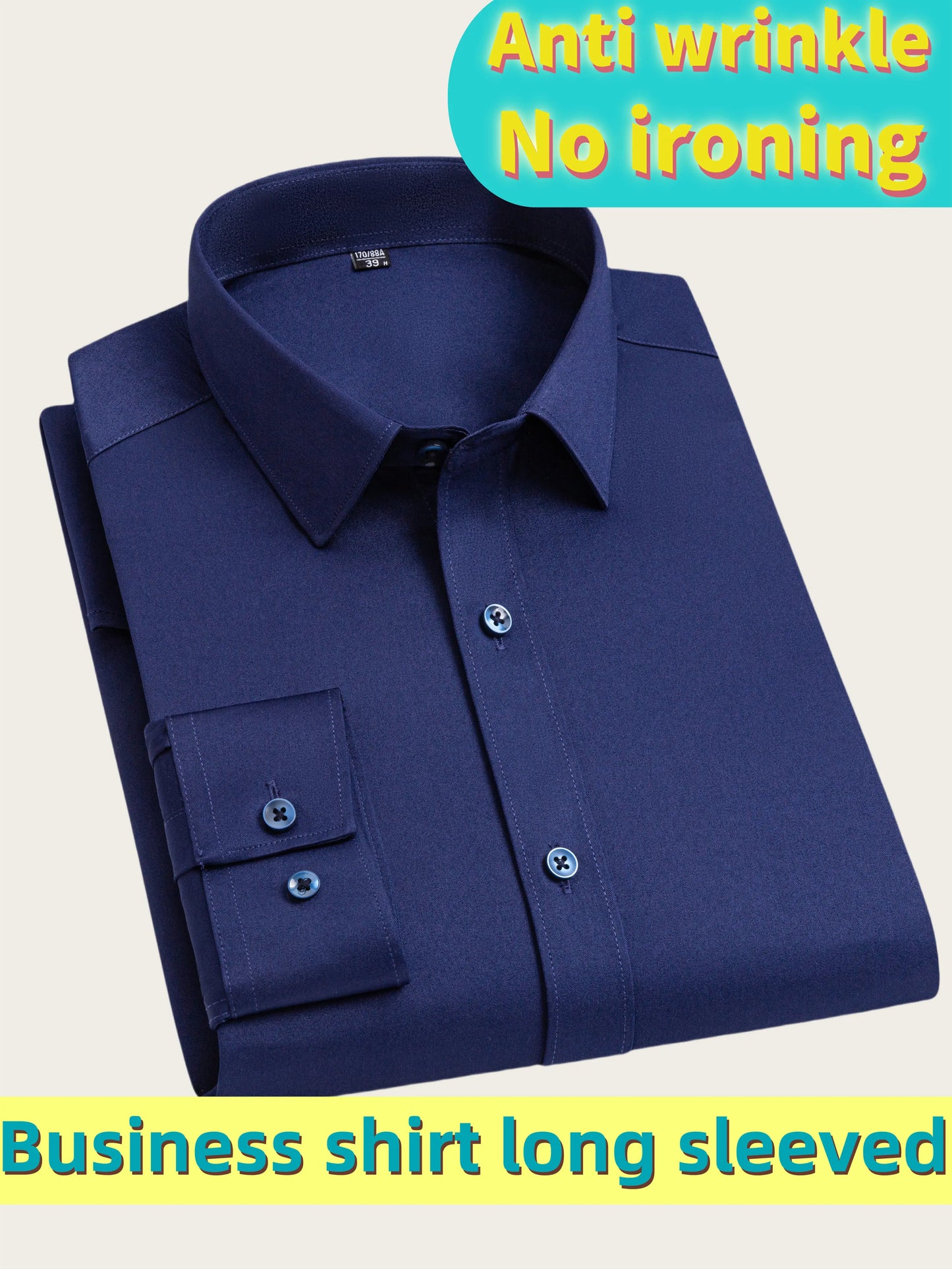 Jiangsu Men's Ultra Stretch Silk Feel Business Shirt