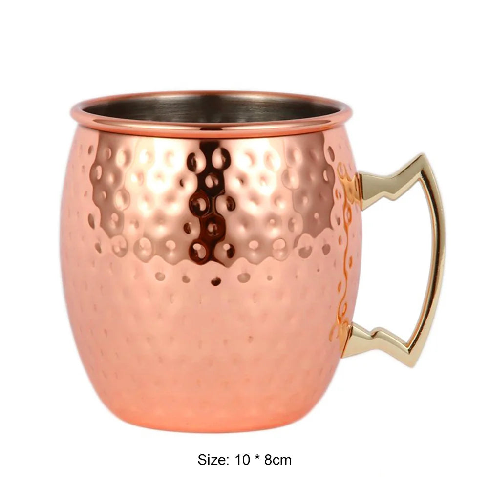 Drinkware Moscow Mule Copper Mug Stainless Steel Goblet