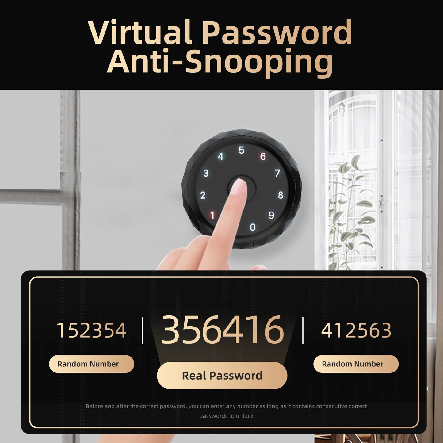 Viladepot Smart Lock Fingerprint Door Lock With App Control