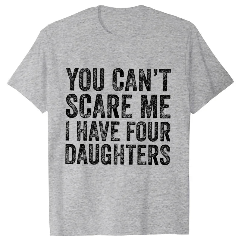 Qibdao Men's Funny Print Tshirt Dad Joke Short Sleeve Tee