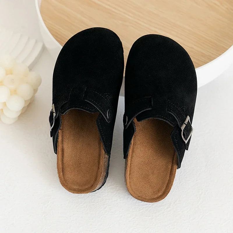 Unisex Frosted Cotton Slippers For Kids Summer Casual Shoes