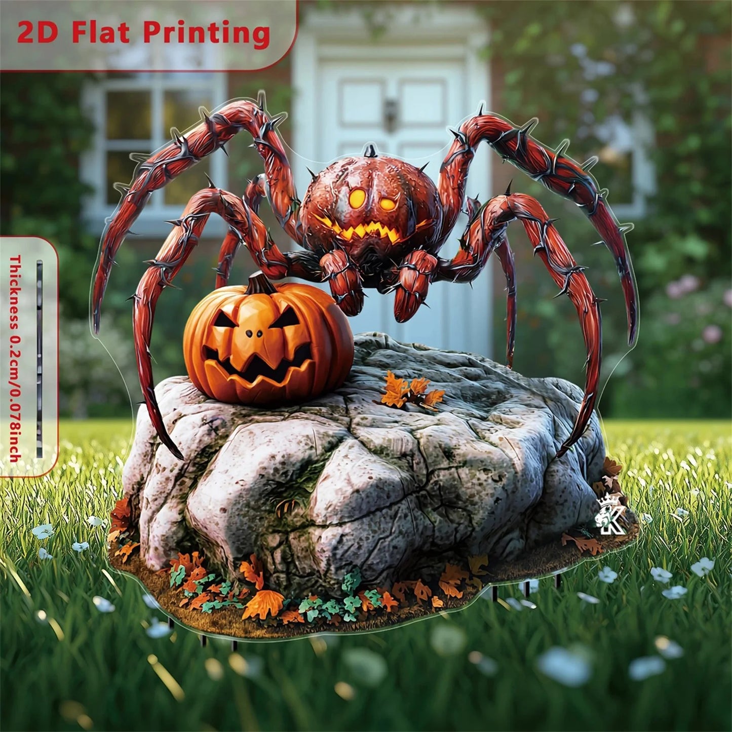 Is Customized Spooky Halloween Garden Stakes Ghost Bat