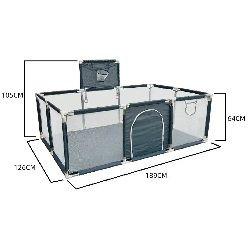 IMBABY Indoor Baby Playpen Safe Crawling Area for Newborns