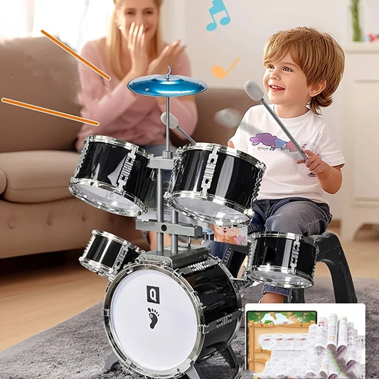 European American Children's Rock Drum Toy Set For Beginner