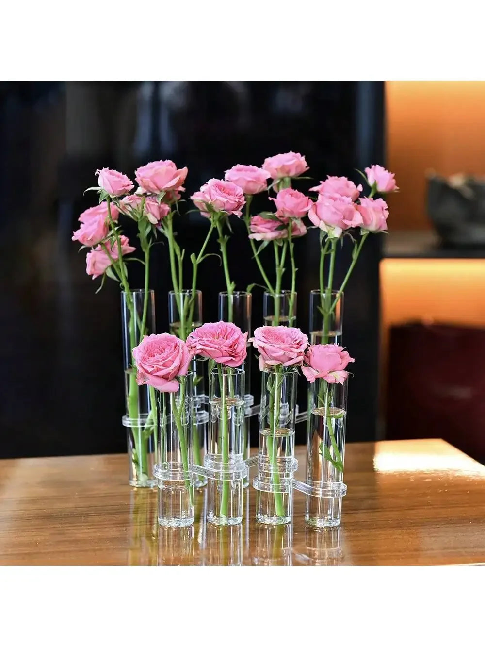 High Concerned Glass Test Tube Flower Vase Hanging Planter For Home Decor