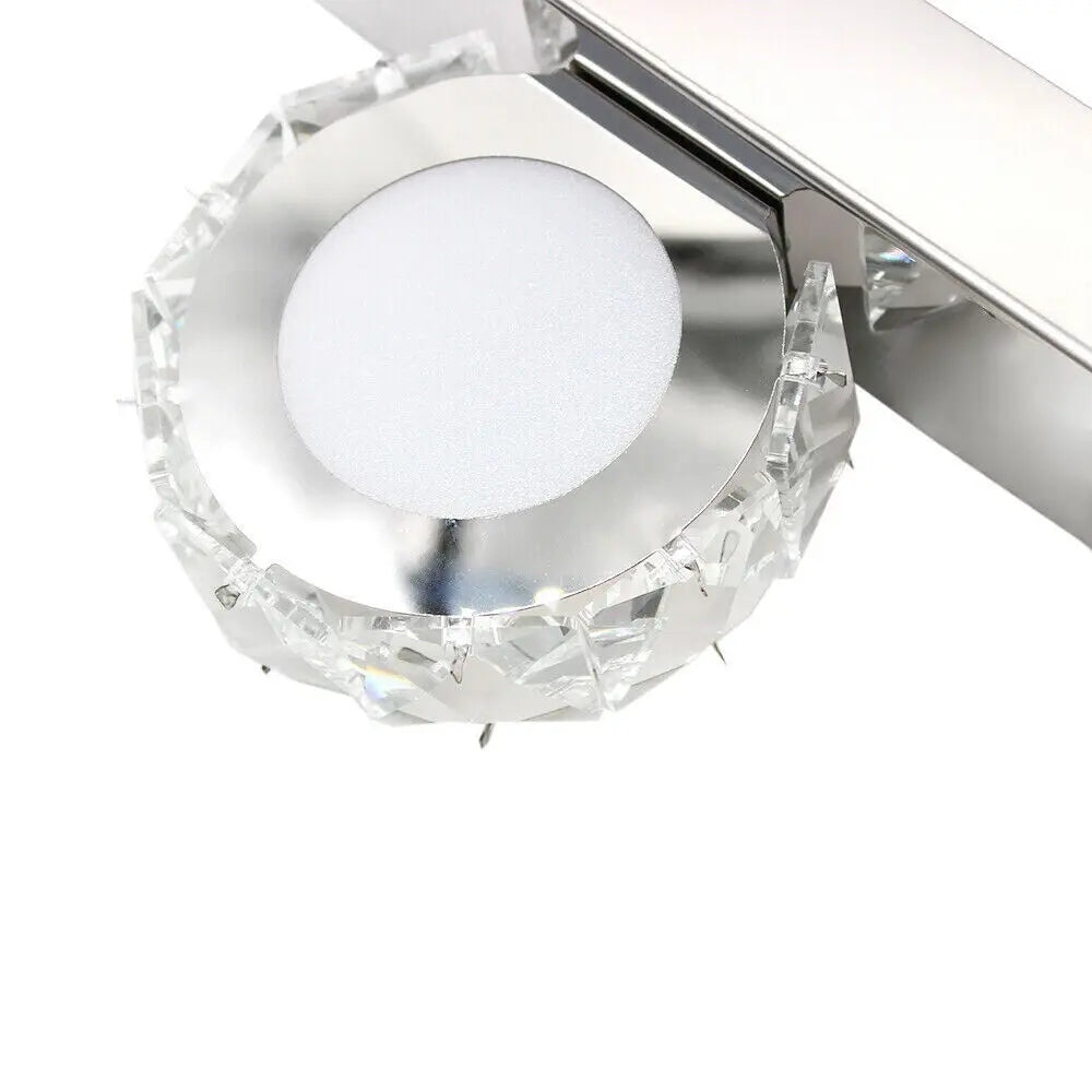 Modern LED Crystal Mirror Bathroom Wall Lamp Vanity Light
