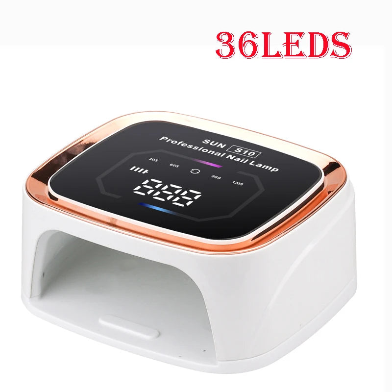 108W Rechargeable UV LED， 36LEDS  Nail Lamp Professional Cordless Gel Polishfor Manicure and Curing All Gel Nail Polish at Home