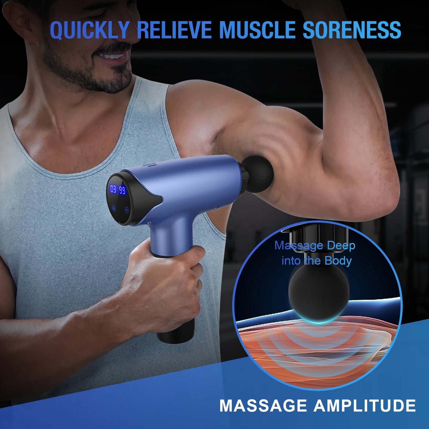 Sejoy Fascia Gun WS028 30 Speeds Deep Tissue Massager