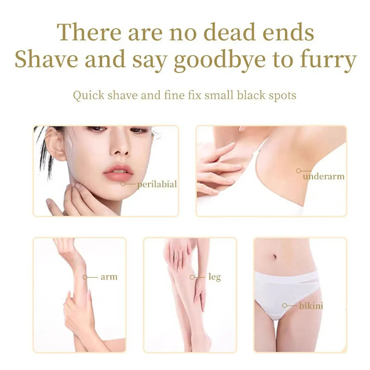 Dual Head Rechargeable Epilator For Women Wet And Dry Use