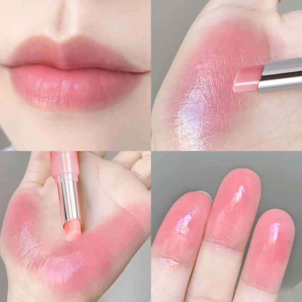 4-piece colored lipstick, long-lasting moisturizing, moisturizing, non discoloring, non staining cup, waterproof warm changing l