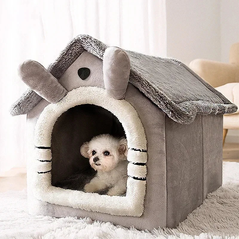 CN Tianjin Guangdong Cartoon House Pet Bed For Dogs Cats