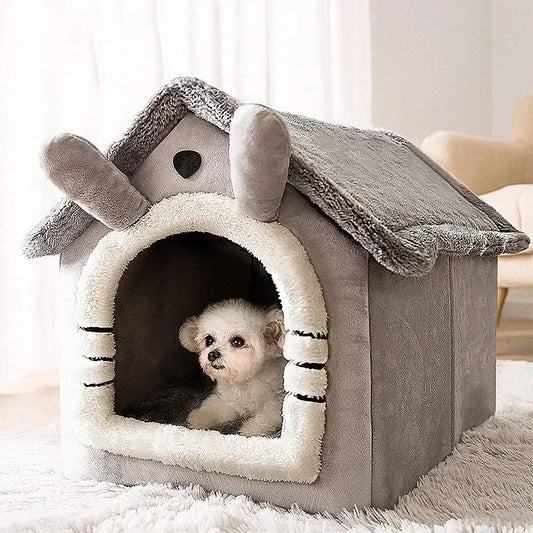 CN Tianjin Guangdong Cartoon House Pet Bed For Dogs Cats