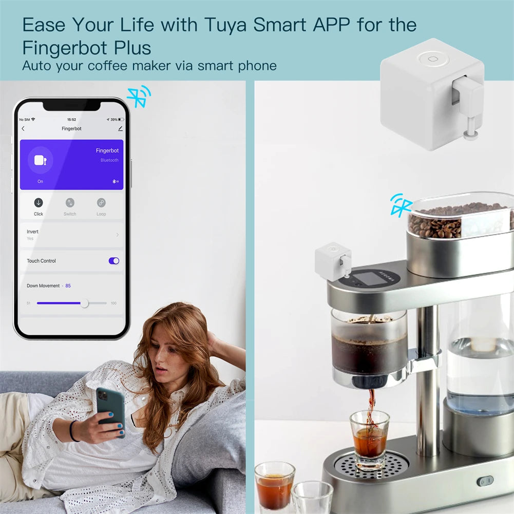 MOES Tuya Smart Bluetooth Fingerbot Switch Button Pusher
