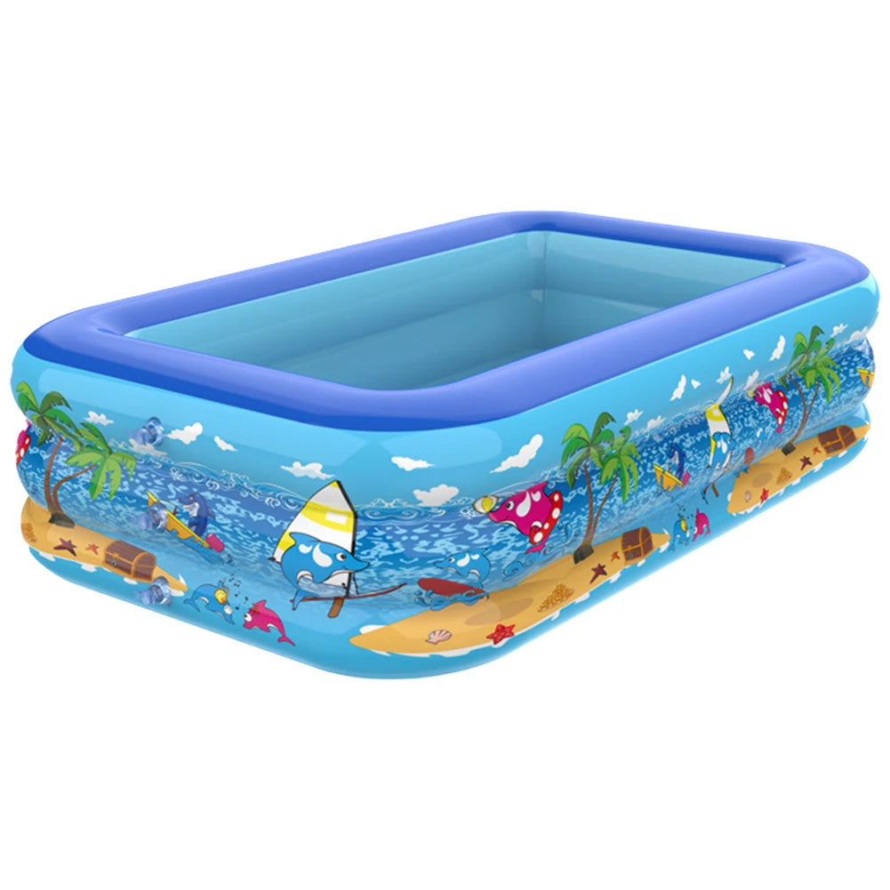 Shunmaii Inflatable Cartoon Pattern Framed Pool For Toddlers