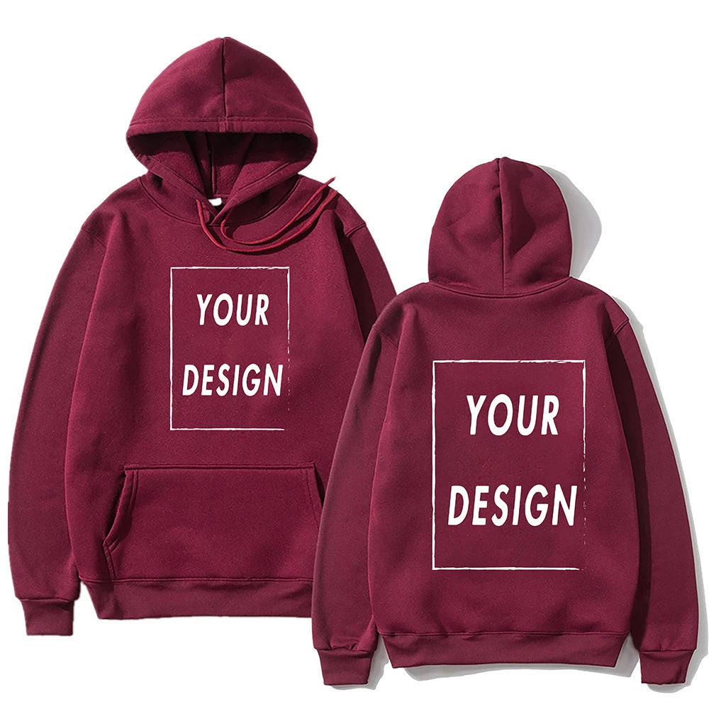 Your Own Design Brand Custom Hoodie Sweatshirt With Logo