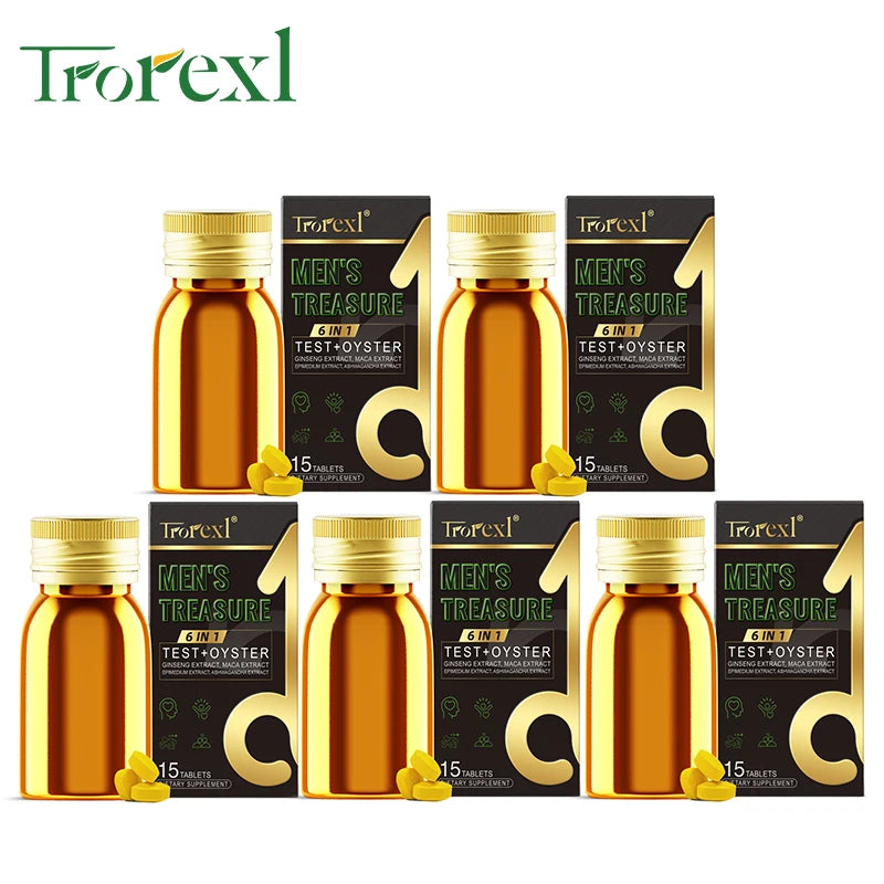 Oyster Maca Supplement for Men, Boosters Trt for Men, Promotes Intimacy Confidence , Male Health Formula 3rd Party Tested