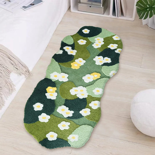 Shunmaii Nordic 3D Moss Rug Carpet Fluffy Forest Floor Mat