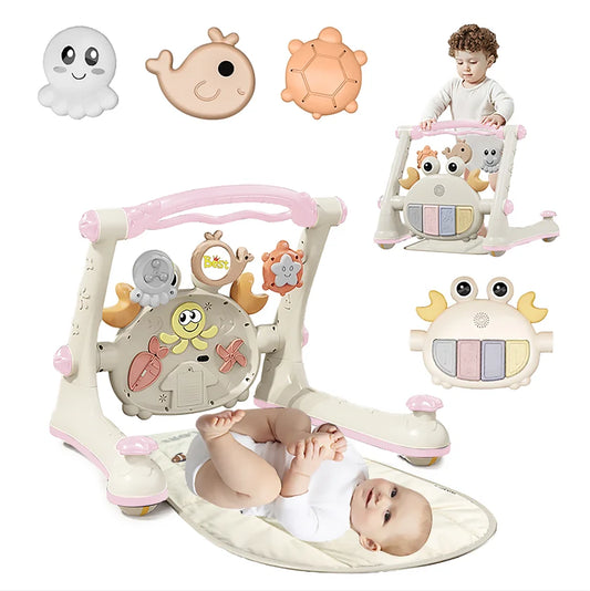 Ubravoo Four In One Baby Walker With Piano Table Toy