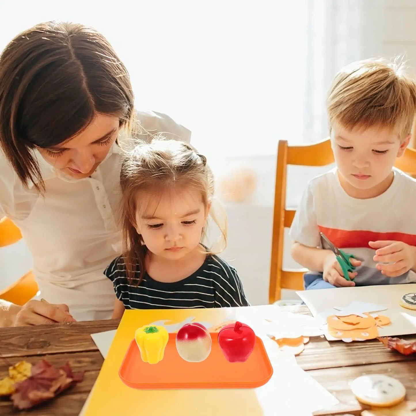 Simulation Cutting Fruit Toy Montessori Education Toys Food Pretend Play House Kitchen Toys For Children Gifts