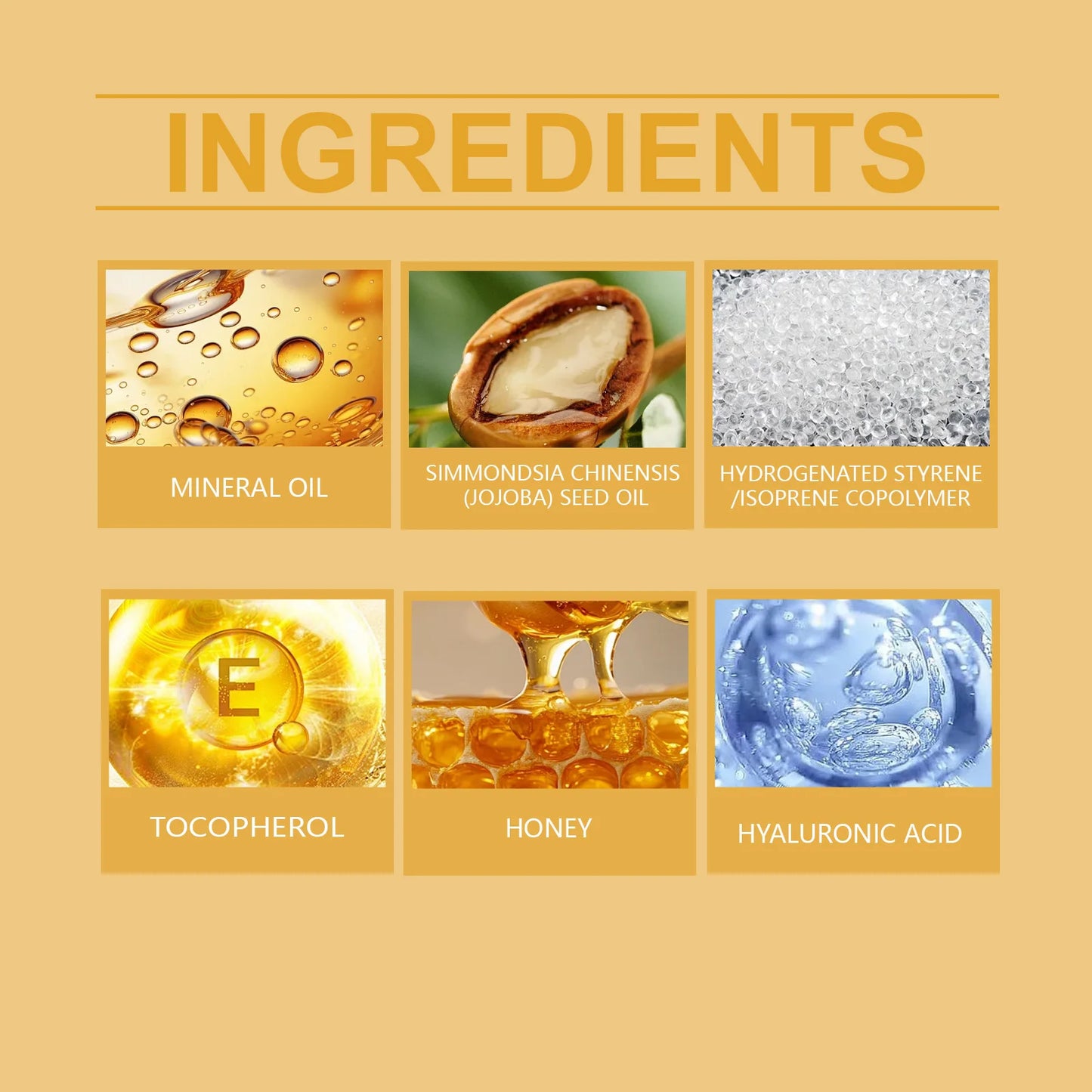 EELHOE Honey Infused Lip Balm Brightening Dark Lips Nourish Moisturizing Lasting Anti-dryness Prevent Cracking Gentle Lip Care