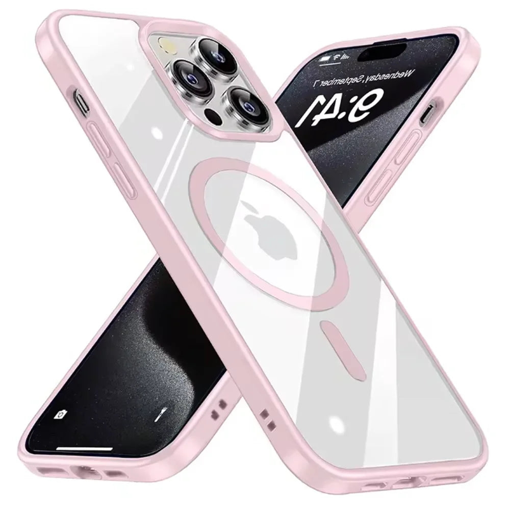 Plain MagSafe Case For IPhone Wireless Charging Slim