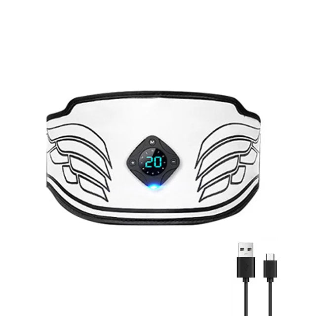 RINDU ABS Stimulator Ab Machine EMS Toning Belt USB Fitness